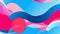 Bubblegum Pink and Sky Blue Retro Pop Art Pattern Vibrant