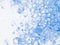 Bubbles watercolor blue winter froth