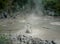 Bubbling, splashing and boiling mud pool, Rotorua, New Zealand