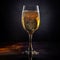 Bubbly Bliss: An AI-Generated Illustration of a Delicious Glass of Sparkling Wine for Celebrations and Toasts