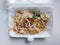 Bubur ayam. It is chicken porridge, authentic breakfast menu from indonesia