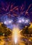 Bucharest anniversary days, fireworks party and celebration