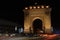 Bucharest Arch of Triumph in the night