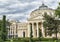 Bucharest Athenaeum in a cloudy day