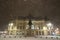 Bucharest central library in winter time, Fundatiunea Carol