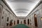 BUCHAREST, ROMANIA - MARCH 13, 2023: Selective blur opulent design of a lobby hall in the interior of the Romanian palace of