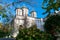 Bucharest, Romania - November 04, 2018: Radu Voda Monastery dedicated to Saint Nectarios of Aegina and The Holy Trinity situated i
