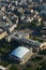 Bucharest, Romania, October 4, 2015: Aerial view of Sala Palatului