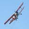 Bucharest, Romania - September 21, 2019 - Aeronautic Show Lacul Morii, Antonov AN-2 performing