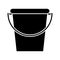 bucket garden tool pictogram