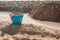 A bucket and spade abandoned after a busy day of sandcastle building