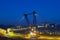 Bucket Wheel Excavator At Night