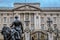 Buckingham Palace and statue part of statuary group Victoria Memorial