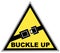 Buckle up seatbelt sign