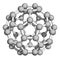 Buckminsterfullerene c60 molecule