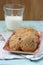 Buckwheat cookies with chocolate chips