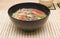 Buckwheat noodle soup