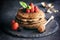 Buckwheat pancakes with fruit