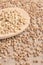 Buckwheat sprouts. Grain cereals. Natural background