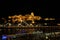 Buda Castle and Danube River by night, Budapest, Hungary, Europe