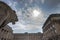 Buda castle inner courtyard, Budapest, Hungary