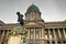 Buda Castle and the statue of Prince Eugene of Savoy