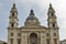 Budapest Basilica of Saint Stephen on a cloudy day, Hungary