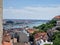 Budapest Danube overview with multiple bridges