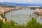 Budapest and Danube river panoramic view