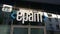 Budapest, Hungary - 2016.07.18.: Epam offices sign
