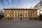 Budapest, Hungary - 26/03/2020: Szent Laszlo Hospital at sunset. This hospital has been appointed to treat the Coronavirus