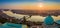 Budapest, Hungary - Aerial panoramic skylie of Budapest with Buda Castle Royal Palace