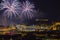 Budapest, Hungary - The beautiful 20th of August fireworks over the river Danube