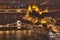 Budapest, Hungary, Budapest Parliament, Chain bridge, Danube river - night picture