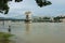 BUDAPEST, HUNGARY - JUNE 06, 2013: There is a huge flooding in the capital of Hungary.