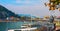 Budapest, Hungary ,mai 15, 2019 Aerial panoramic view of the Budapest , Europa Ship, a part boat on the Danube in a beautiful