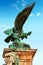 BUDAPEST, HUNGARY- MAY 03, 2016: Eagle sculpture of Attila with