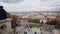 BUDAPEST, HUNGARY - November, 2019: View of Budapest from Fishermans Bastion.