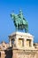BUDAPEST, HUNGARY - November 5, 2015: King Saint Stephen Monument