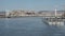 Budapest, Hungary. Panorama over Danube river, Elisabeth bridge and hill with castle