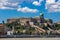 Budapest, Hungary - Skyline view of the famous Buda Castle Royal Palace on Hill on a summer day