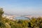 Budapest. Hungary. A view of the city from Mount Gellert.