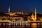 Budapest By Night Buda Side Skyline