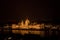 Budapest parliament in the evening, Hungary. Place, building.