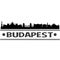 Budapest Skyline City Icon Vector Art Design