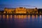 Budapest University of Technology and Economics at dusk