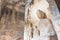 Budda Statues at Gongxian Grottoes. a famous historic site in Gongyi, Henan, China.