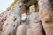 Budda Statues at Tiantishan Grottoes. a famous historic site in Wuwei, Gansu, China.