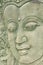 Buddah face, Thai fresco close-up