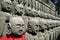 Buddha army at the Hase-Dera temple in Kamakura